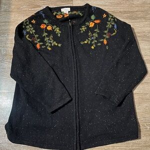 Vintage cottagecore/ Grandma sweater jacket